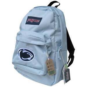 light blue JanSport backpack with Penn State Athletic Logo